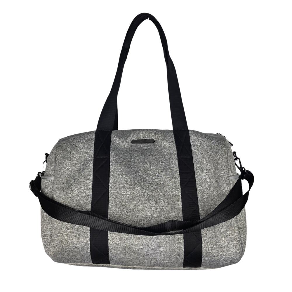 AIMÉE KESTENBERG NEOPRENE DUFFLE BAG – GRAY – TROLLEY SLEEVE – LARGE WEEKENDER